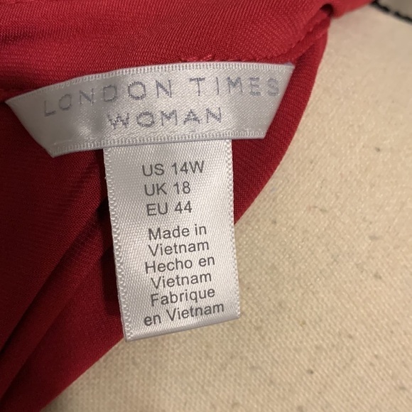 London Times Women’s Plus Fit & Flare Dress - Picture 11 of 12